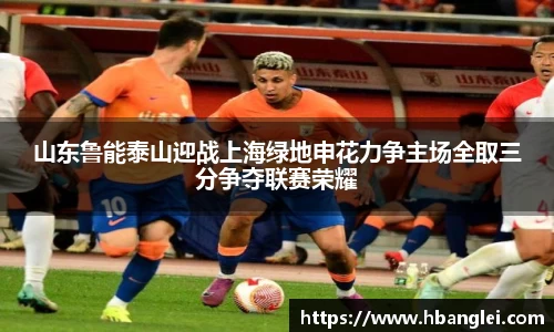 山东鲁能泰山迎战上海绿地申花力争主场全取三分争夺联赛荣耀